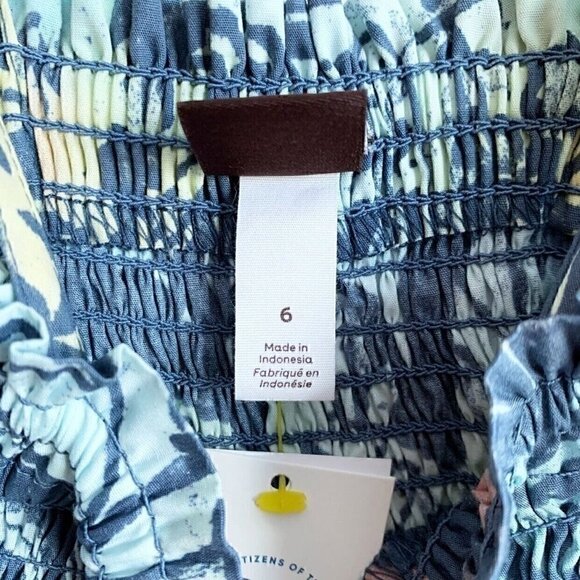 NWT Tea Collection Tie Shoulder Midi Dress 6 Years 4T 5T 7 Years - Picture 5 of 8